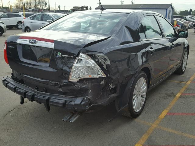 3FADP0L30CR264509 - 2012 FORD FUSION HYB BLACK photo 4