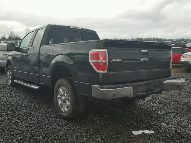 1FTFX1ET1EFC09069 - 2014 FORD F150 SUPER GREEN photo 3