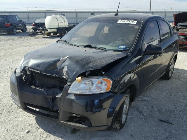 KL1TD5DE2BB212806 - 2011 CHEVROLET AVEO LS 黑色 照片 2