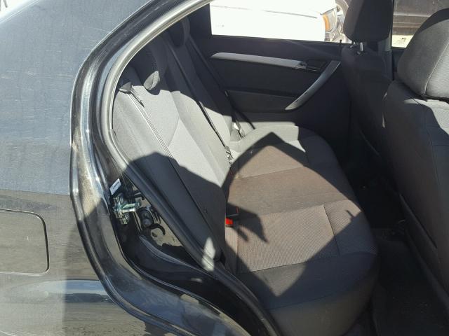 KL1TD5DE2BB212806 - 2011 CHEVROLET AVEO LS 黑色 照片 6