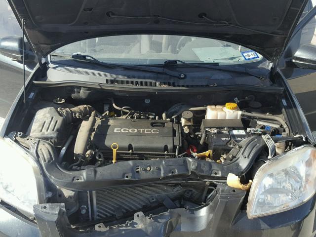KL1TD5DE2BB212806 - 2011 CHEVROLET AVEO LS 黑色 照片 7