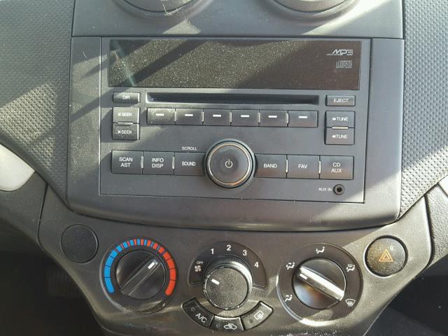 KL1TD5DE2BB212806 - 2011 CHEVROLET AVEO LS 黑色 照片 9