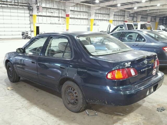 2T1BR12E8XC146935 - 1999 TOYOTA COROLLA VE GREEN photo 3