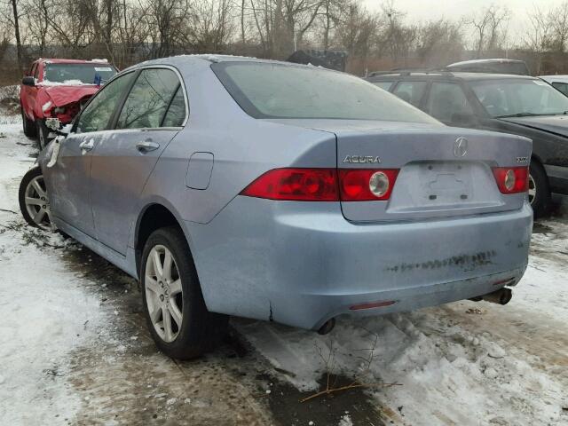 JH4CL96894C037637 - 2004 ACURA TSX BLUE photo 3