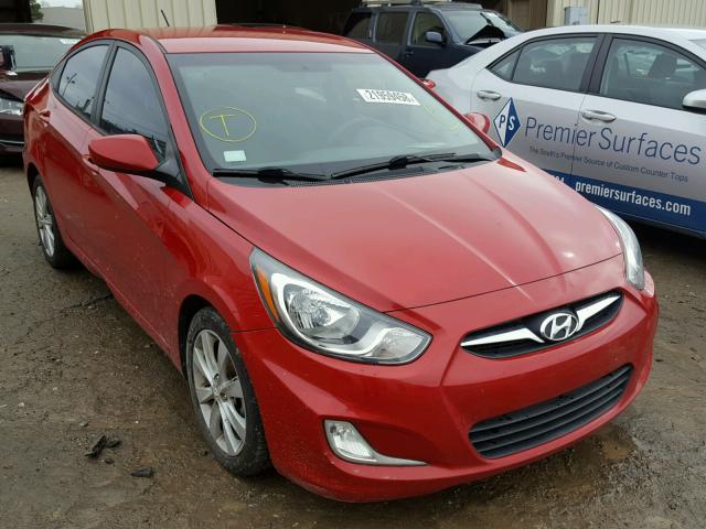 KMHCU4AE9CU181918 - 2012 HYUNDAI ACCENT GLS RED photo 1