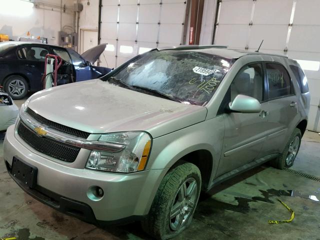 2CNDL53F786057008 - 2008 CHEVROLET EQUINOX LT SILVER photo 2