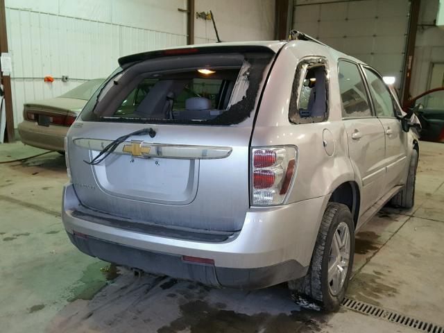 2CNDL53F786057008 - 2008 CHEVROLET EQUINOX LT SILVER photo 4