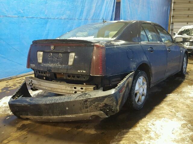 1G6DW677950209480 - 2005 CADILLAC STS BLUE photo 4