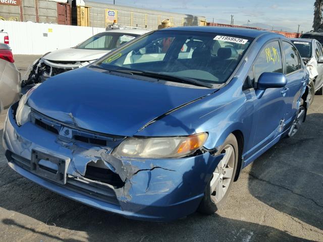 1HGFA168X6L094505 - 2006 HONDA CIVIC EX 蓝色 照片 2