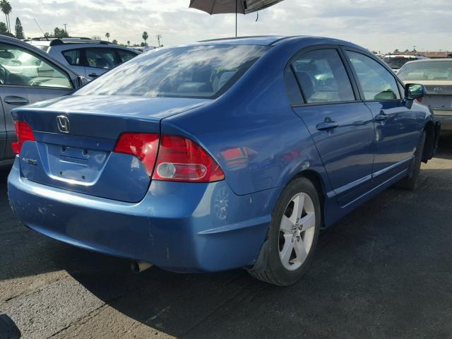 1HGFA168X6L094505 - 2006 HONDA CIVIC EX BLUE photo 4