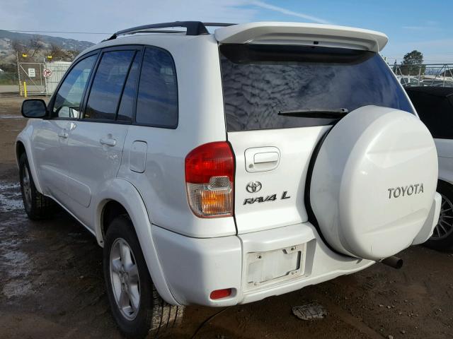 JTEHH20V730245459 - 2003 TOYOTA RAV4 WHITE photo 3