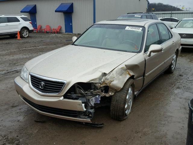 JH4KA9658YC014153 - 2000 ACURA 3.5RL TAN photo 2