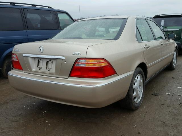 JH4KA9658YC014153 - 2000 ACURA 3.5RL TAN photo 4