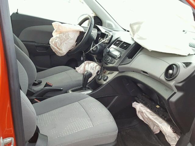 1G1JA5SH4C4222578 - 2012 CHEVROLET SONIC LS 橙色 照片 5