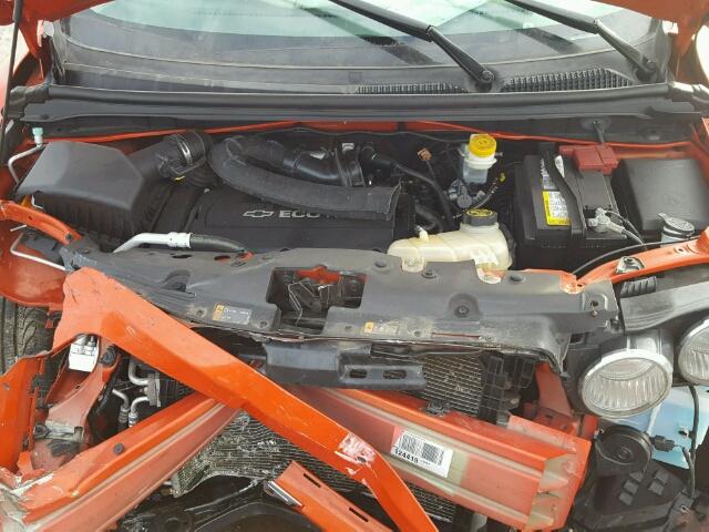 1G1JA5SH4C4222578 - 2012 CHEVROLET SONIC LS 橙色 照片 7