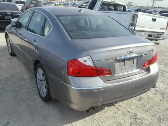 JNKAY01F98M652649 - 2008 INFINITI M35 BASE GRAY photo 3