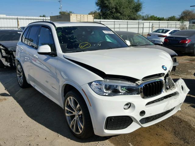 5UXKS4C52F0N09550 - 2015 BMW X5 XDRIVE3 WHITE photo 1