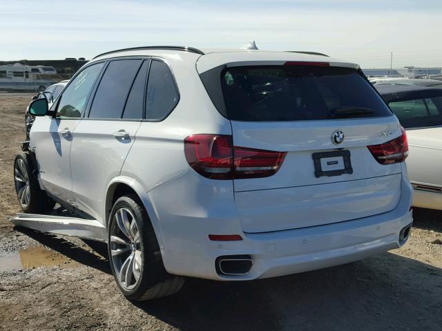 5UXKS4C52F0N09550 - 2015 BMW X5 XDRIVE3 WHITE photo 3