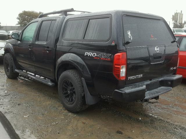 1N6AD0EV4BC405709 - 2011 NISSAN FRONTIER S BLACK photo 3