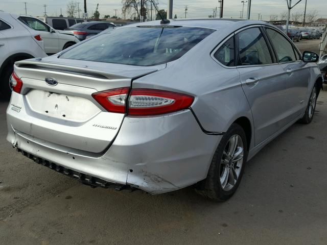 3FA6P0SU0FR298019 - 2015 FORD FUSION TIT SILVER photo 4