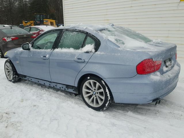 WBAPK7G52BNN78574 - 2011 BMW 328 XI BLUE photo 3