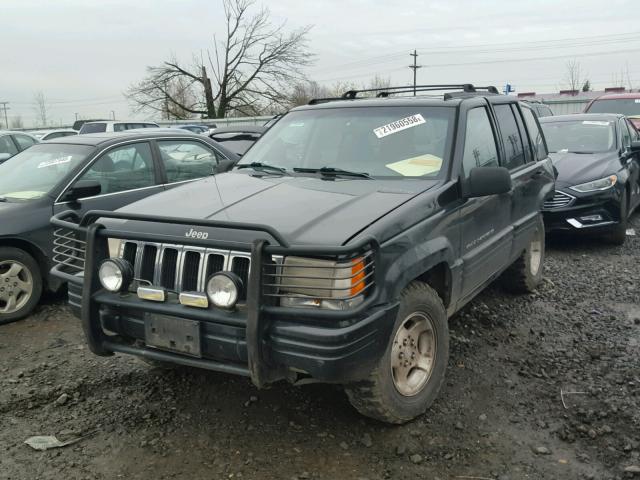 1J4GZ48Y6WC245540 - 1998 JEEP GRAND CHER BLACK photo 2