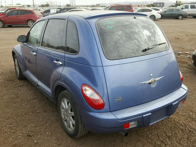 3A8FY68B76T250660 - 2006 CHRYSLER PT CRUISER BLUE photo 3