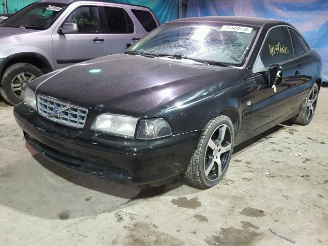 YV1NK53D22J032290 - 2002 VOLVO C70 BLACK photo 2