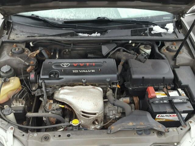 JTDBE32K353014300 - 2005 TOYOTA CAMRY LE ნაცრისფერი ფოტო 7