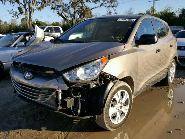 KM8JT3AB7DU712917 - 2013 HYUNDAI TUCSON GL BROWN photo 2