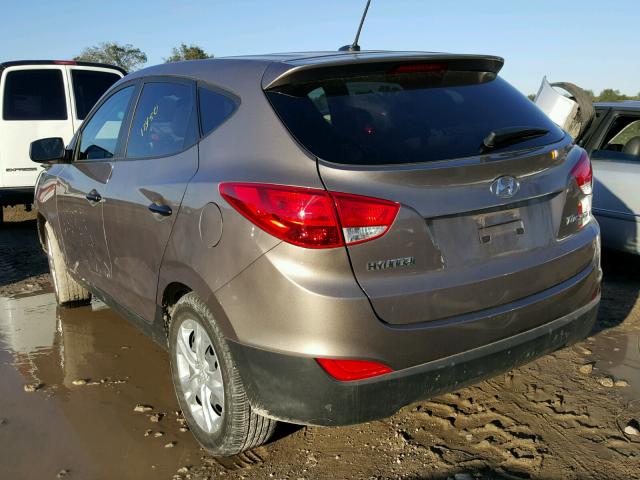 KM8JT3AB7DU712917 - 2013 HYUNDAI TUCSON GL BROWN photo 3