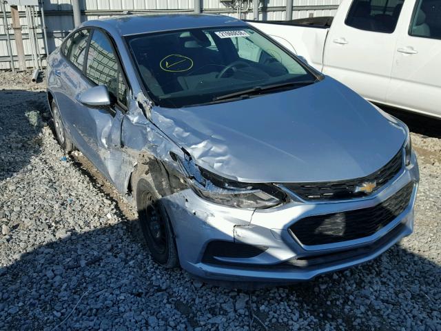 1G1BC5SM1H7155441 - 2017 CHEVROLET CRUZE LS SILVER photo 1