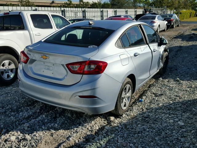 1G1BC5SM1H7155441 - 2017 CHEVROLET CRUZE LS SILVER photo 4