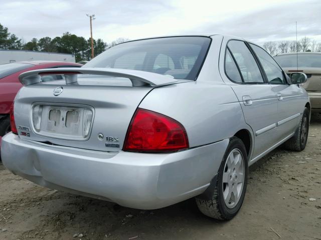 3N1CB51D26L599942 - 2006 NISSAN SENTRA 1.8 SILVER photo 4