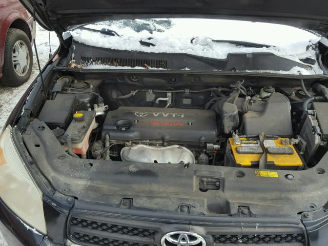 JTMBD33V866005197 - 2006 TOYOTA RAV4 BLACK photo 7