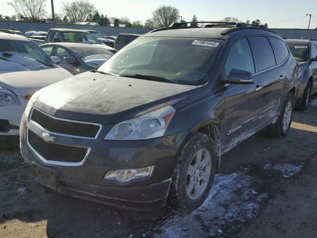 1GNER23D99S166337 - 2009 CHEVROLET TRAVERSE L CHARCOAL photo 2