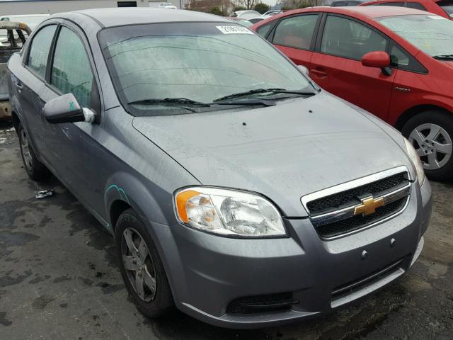 KL1TD5DEXAB107400 - 2010 CHEVROLET AVEO LS 灰色 照片 1