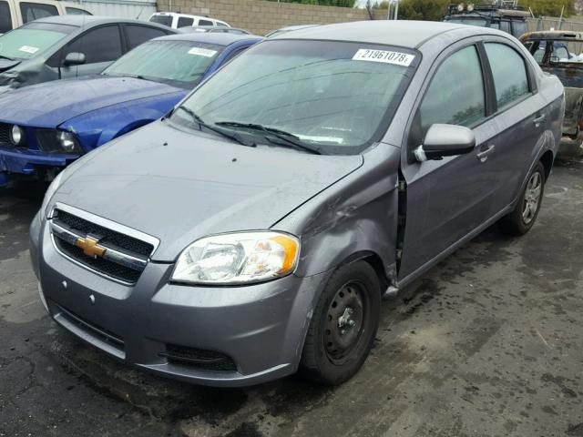 KL1TD5DEXAB107400 - 2010 CHEVROLET AVEO LS 灰色 照片 2