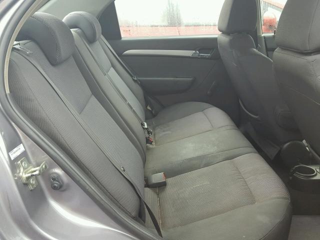 KL1TD5DEXAB107400 - 2010 CHEVROLET AVEO LS 灰色 照片 6