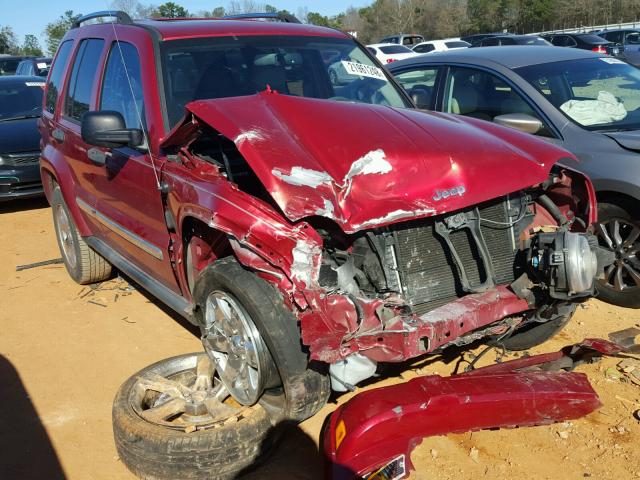 1J4GK58K36W194485 - 2006 JEEP LIBERTY LI RED photo 1