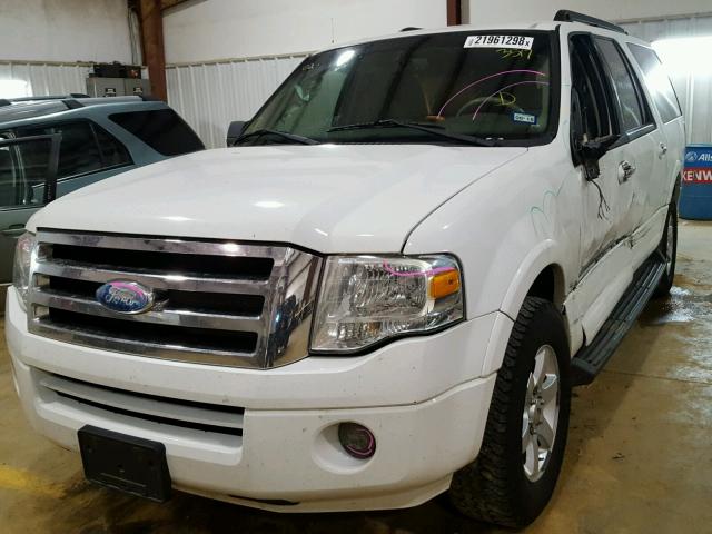 1FMJK1F52AEA13517 - 2010 FORD EXPEDITION WHITE photo 2