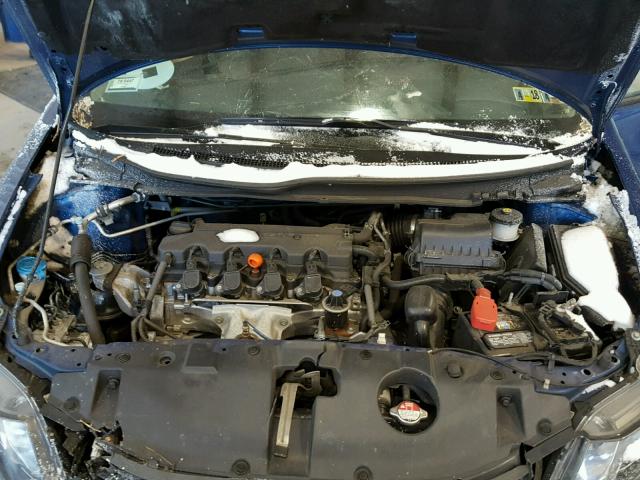 19XFB2F54FE065503 - 2015 HONDA CIVIC LX BLUE photo 7