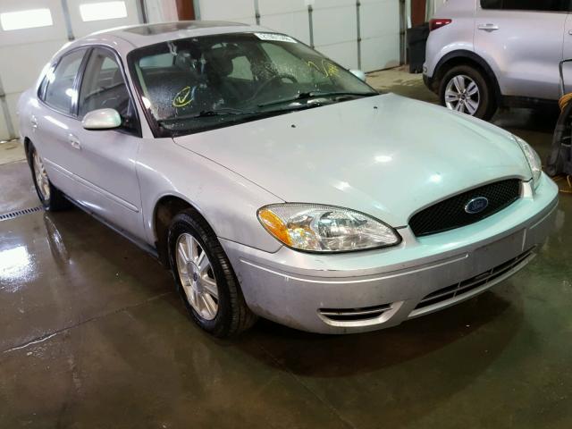 1FAFP562X5A247481 - 2005 FORD TAURUS SEL SILVER photo 1