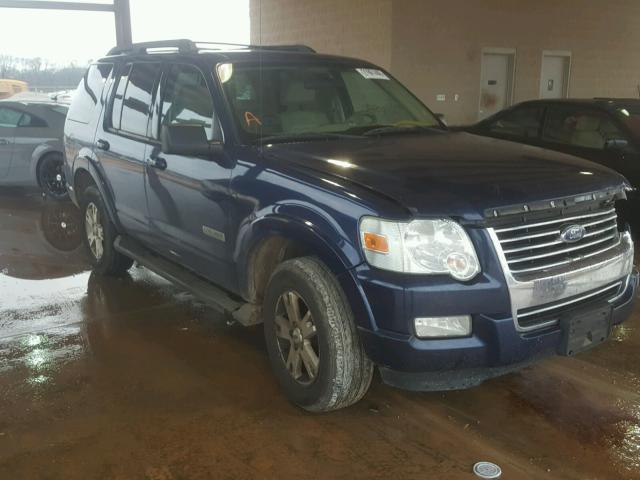 1FMEU63E48UA03438 - 2008 FORD EXPLORER X BLUE photo 1