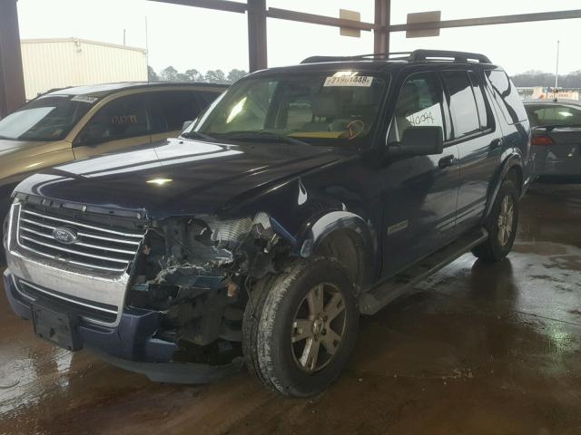 1FMEU63E48UA03438 - 2008 FORD EXPLORER X BLUE photo 2