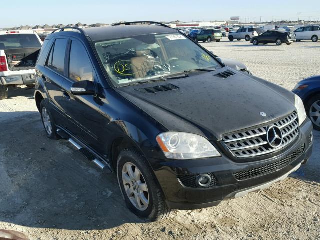 4JGBB86E97A152251 - 2007 MERCEDES-BENZ ML 350 BLACK photo 1