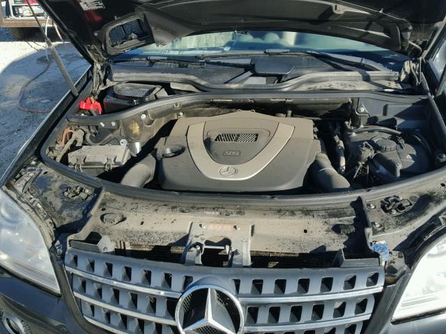 4JGBB86E97A152251 - 2007 MERCEDES-BENZ ML 350 BLACK photo 7