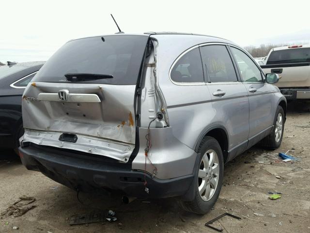 JHLRE48747C082652 - 2007 HONDA CR-V EXL SILVER photo 4