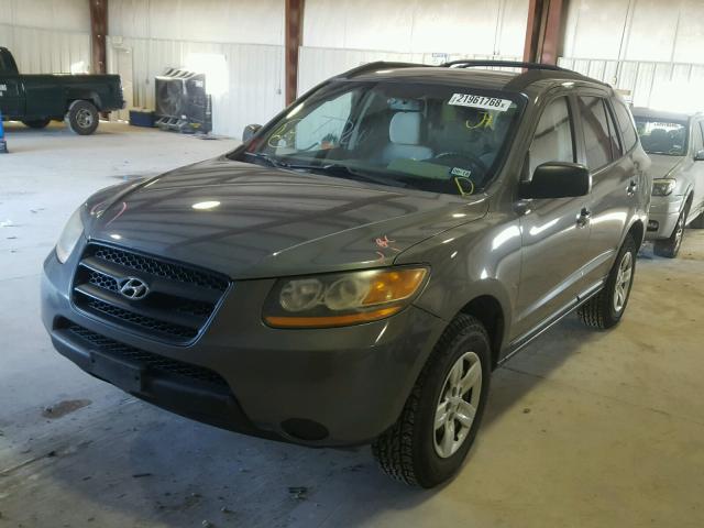 5NMSG13D39H237698 - 2009 HYUNDAI SANTA FE G GRAY photo 2