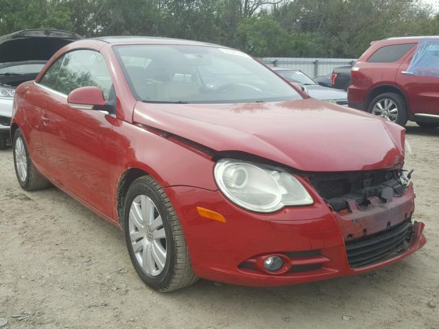 WVWBA71F88V032226 - 2008 VOLKSWAGEN EOS TURBO RED photo 1